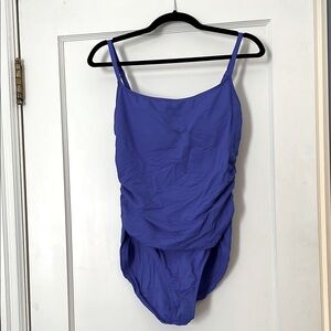 La Blanca Goddess One-Piece Ruched Swimsuit